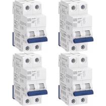 Kit 4 unidades - weg disjuntor bipolar din 32a (mdw-c 32a 2 polos) Kit 4 unidades - weg disjuntor bipolar din 32a (mdw-c 32a 2 polos)