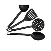 Kit 4 Utensílios De Cozinha Talheres de Nylon Dia a Dia Kit 4 Utensílios De Cozinha Talheres de Nylon Dia a Dia