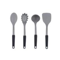 Kit 4 Utensílios de Nylon Colher Concha Pegador Espátula Ou