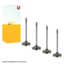 Kit 4 Válvula Escape Honda CG 150 Titan Sport Fan Metal Leve