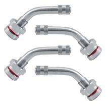 Kit 4 Válvulas Pn sem Câmara Curva Roda Alumínio 543c St10268-543c - Steels