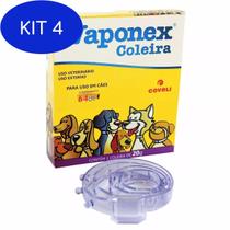 Kit 4 Vaponex Coleira Para Caes Anti Pulgas E Carrapatos - Neon Pet Shop