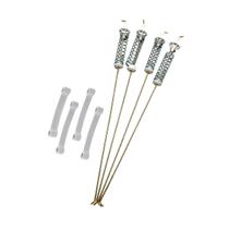 Kit 4 Vara Varetas Suspensão Tirante Compatível Lavadora Consul Brastemp 7 kg Kit 4 Vara Varetas Suspensão Tirante Compatível Lavadora Consul Brastemp 7 kg