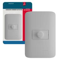 Kit 4 Variador Dimer Rotativo 4x2 Controle Lampada Ventilador Teto