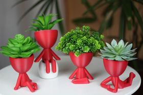 Kit 4 Vasos Decorativos Bobs
