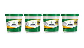 KIT 4 Vbrasil Impermeabilizante 1kg Para Concreto E Cimento