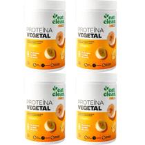 Kit 4 Vegan Protein Banana Eat Clean 600g - Proteína Vegana
