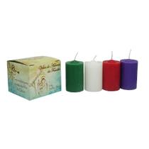 Kit 4 Vela Coloridas Advento Da Família Envio Rápido