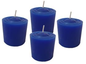 Kit 4 Velas Aromáticas Com Aroma Alecrim (perfume Seu Lar)