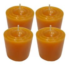 Kit 4 Velas Aromáticas Pequena De Mel - Perfumada