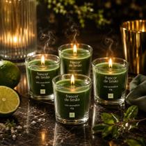 Kit 4 Velas Aromáticas Perfumadas Decorativas Paramount 50g Essências Aromatizante Casa Ambiente - Kit 4 Velas Aromáticas Perfumadas Decorativas Paramount 50g Essências Aromatizante Casa Ambiente -