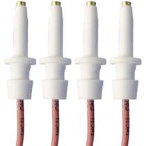 Kit 4 Velas/Eletrodo Acendimento Automático DAKO / MABE - TERMINAL FINO Kit 4 Velas/Eletrodo Acendimento Automático DAKO / MABE - TERMINAL FINO