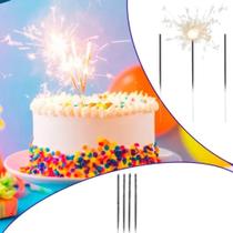 Kit 4 Velas Estrelar Aniversário Festa Estrelinha Brilho Divertido