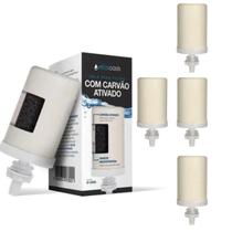 Kit 4 Velas para Filtro de Barro c/ Carvão Ativado Oasis