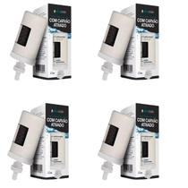 Kit 4 Velas Para Filtro De Barro Com Carvão Ativado Oasis