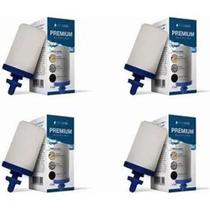 Kit 4 velas para filtro oasis alcalina tripla ação premium