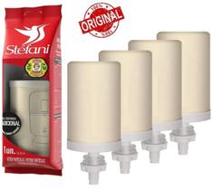 Kit 4 Velas Refis Filtro Barro Stéfani São João Tradicional