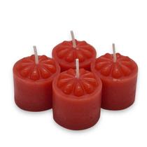 Kit 4 Velas Vermelhas Aromáticas Perfumadas Decorativas 40g