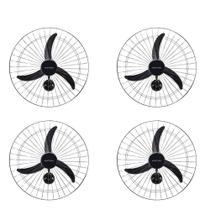Kit 4 Ventiladores De Parede Ventisol Oscilante 60cm 220V Potente Comercial Kit 4 Ventiladores De Parede Ventisol Oscilante 60cm 220V Potente Comercial