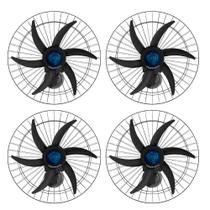 Kit 4 Ventiladores Osc Parede 60cm 230w Falcon Ventisol - Bivolt
