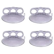 Kit 4 Ventosa Garra 3 Dedos Cristal 110Mm Martelinho De Ouro