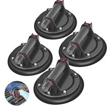 Kit 4 Ventosa Sucção Potente 200Kg Piso Vidro Mármore Metal