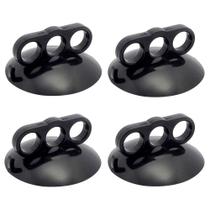 Kit 4 Ventosas Garra 3 Dedos Preta 110Mm Martelinho De Ouro