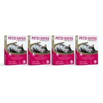 Kit 4 Vermífugo Petzi Gatos Caixa Com 4 Comprimidos Ceva Kit 4 Vermífugo Petzi Gatos Caixa Com 4 Comprimidos Ceva