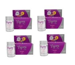 Kit 4 Vigora Plus Mulher Cálcio Calcium +Vit D3 60 Cápsulas Kit 4 Vigora Plus Mulher Cálcio Calcium +Vit D3 60 Cápsulas