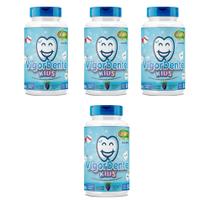 Kit 4 VigorDente Kids Uva 4x60 Comprimidos Unilife Kit 4 VigorDente Kids Uva 4x60 Comprimidos Unilife