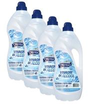 Kit 4 Vinagre De Alcool 6% Para Limpeza Castelo 2 Litros