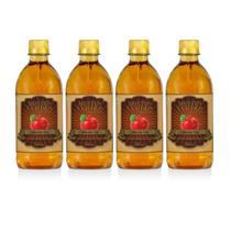 Kit 4 Vinagre De Maçã Natural Montes Verdes 530ml Kit 4 Vinagre De Maçã Natural Montes Verdes 530ml