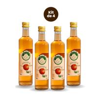 KIT 4 - Vinagre De Maça Orgânico São Franciso - 500ml
