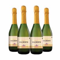 Kit 4 Vinho Halberth Frisante Branco suave 750ml