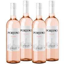 Kit 4 Vinho Rosé Seco Argentino Norton Porteno 750ml