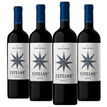 Kit 4 Vinho Tinto Santa Carolina Estelar 57 Merlot 750ml