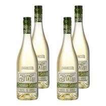 Kit 4 Vinhos Albert Bichot C'est La Vie Branco França 750ml Kit 4 Vinhos Albert Bichot C'est La Vie Branco França 750ml
