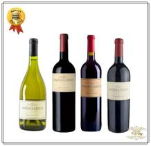 Kit 4 Vinhos Angelica-Malbec-Cab Sauvig-Cab Franc-Chardonnay
