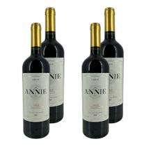 Kit 4 Vinhos Annie Special Reserve Syrah Tinto Chile 750ml