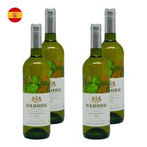 Kit 4 Vinhos Barose Seleccion Especial Viura Branco Espanha 750ml