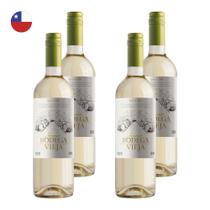 Kit 4 Vinhos Bodega Vieja Suave Branco Chile 750ml