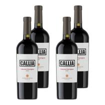 Kit 4 Vinhos Callia Cabernet Sauvignon Tinto Argentina 750ml