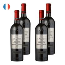 Kit 4 Vinhos Calvet Bordeaux Supérieur Metal Tinto França 750ml Kit 4 Vinhos Calvet Bordeaux Supérieur Metal Tinto França 750ml