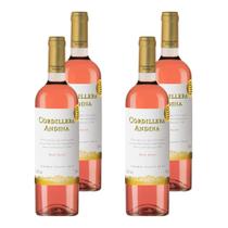Kit 4 Vinhos Cordillera Andina Syrah Rosé Chile 750ml