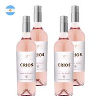 Kit 4 Vinhos Crios Malbec Rosé Argentina 750ml