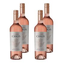 Kit 4 Vinhos Crios Malbec Rosé Argentina 750ml