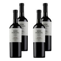 Kit 4 Vinhos Don Pascual Reserva Tannat Tinto Uruguai 750ml