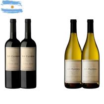Kit 4 Vinhos DV Cabernet Malbec e DV Chardonnay 750ml