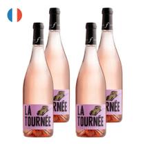 Kit 4 Vinhos Ferraton La Tournée Rosé França 750ml