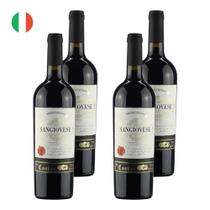 Kit 4 Vinhos Le Casine Sangiovese Tinto Itália 750ml